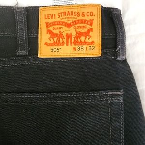 Levi's Black 505 Jeans